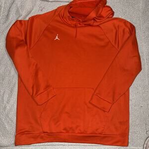 Air Jordan Hoodie Mens 3XL Orange Nike Essential Pullover Sweatshirt Jump man